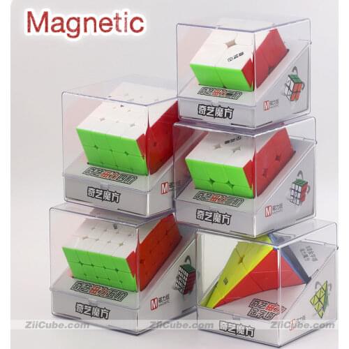 Magic puzlle QiYi magnetic cube puzzles magnet 2x2x2 3x3x3 4x4x4 5x5x5 Pyramid 4x4 pyramorphix 3x3 mastermorphix speed cube toy