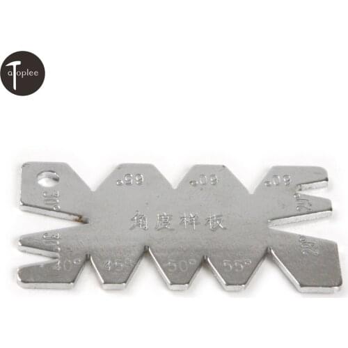 1PC Stainless Steel MachIning Threads Angles Measure Tool Screw Cutting Gauge Angle Model 29,30,40,45,50,55,60,65