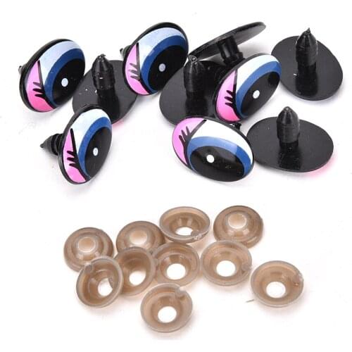 10Pcs/lot Plastic Dolls Eyes Cartoon DIY Supply Scrapbooking Crafts Safety Eyes Dolls Accessories