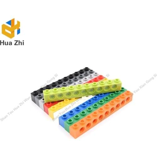 6PCS 2730 Brick 1 x 10 [9 Holes]Building Blocks Parts MOC DIY Education Build Toys Brick