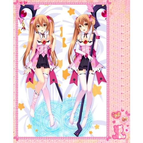 Anime Cartoon Rokujouma no Shinryakusha Double Bolster Hugging Pillow Case Pillow Cover Pillowcase Peach Skin 2 Way No.8050
