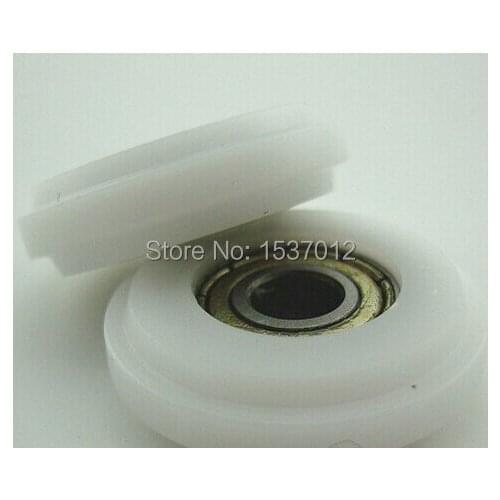 Free Shipping 696ZZ 6*26*7.5 mm bearing injected with POM rollers Miniature Ball Bearings NYLON pulley