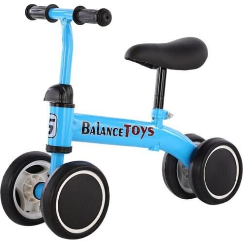 Free shipping childrens balance bike scooter kids no pedal scooter four-wheel balance bike