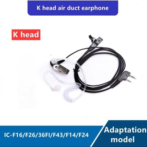 Walkie-talkie air duct headset forTK-3107, TK-3207, TK-2107, TK-2207, TK-308