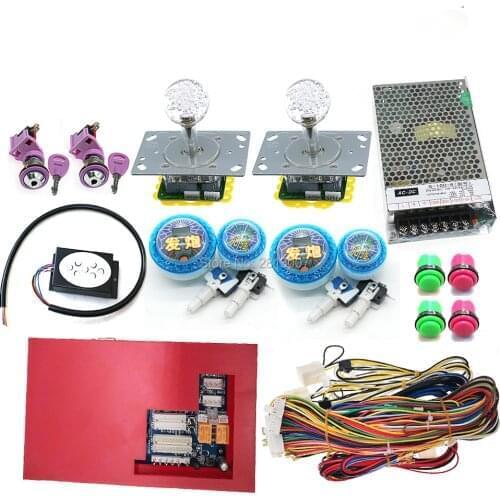 Fishing Game Machine DIY Kit Fish Hunter Game 20 in 1 Game board Gambling Game LED joystick Push button Credit Lock Speaker