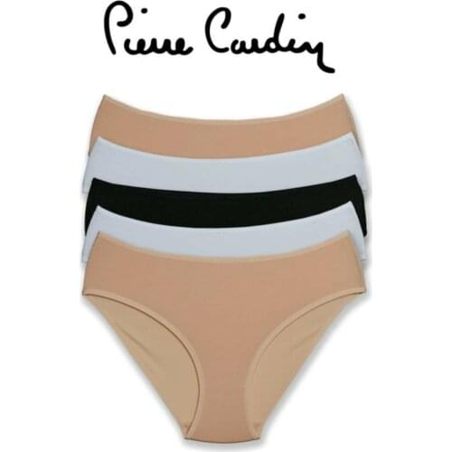 LOOK FOR YOUR WONDERFUL NIGHTS WITH ITS STUNNING Womens White Black Skin 5 Piece Thick Edge Classic Slip PantiesFREE SHIPPING