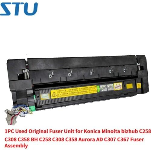 1PC Used Original Fuser Unit for Konica Minolta bizhub C258 C308 C358 BH C258 C308 C358 for Aurora AD C307 C367 Fuser Assembly