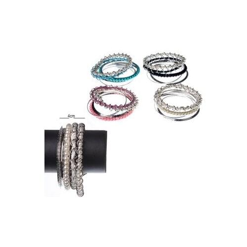 Metal Without Stone Marbled Bracelet