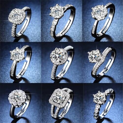 40 Style Trendy Women Ring AAA Crystal Zircon Ring Charms Bridal Wedding Engagement Ring For Women
