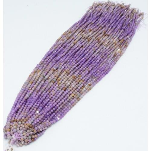 Natural Phosphosiderite Faceted Round Beads 4.5mm, Selected Color