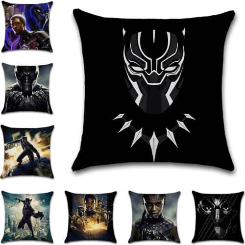 Wakanda superhero African panther printed cushion cover pillowcase decoration for home sofa chair kids girl bedroom gift