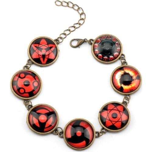 New Arrival Cartoon NARUTO Bracelets Unique Symbol Badge Shape Bangle Gifts Fashion Enamel Alloy Wrisband Jewelry Accessories