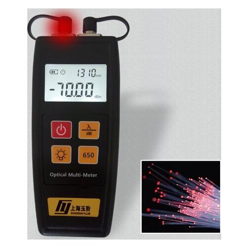 Fiber Optic Mini Optical Power Meter -50~+26dBm and Visual Fault Locator 30mw