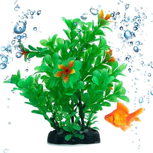 Plastic Aquarium Fake Water Plants Fish Tank Decoration Green Artificial aquarium ornament Grass Fish Tank Accessoreis