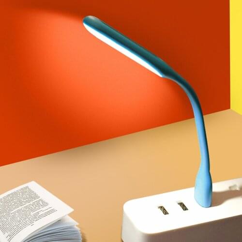 USB LED Lamp Mini Portable Book Light Table Reading Flexible Strip Night Eye protection For Power Bank Laptop Notebook Computer
