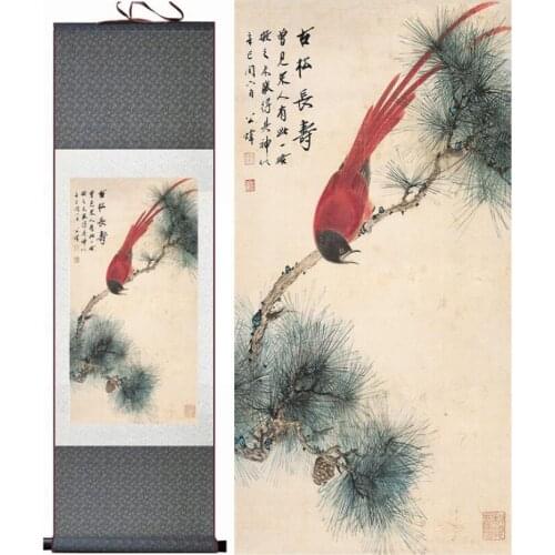 Birds and flower Traditional Chinese Art Painting birds and flowers picturesPrinted painting