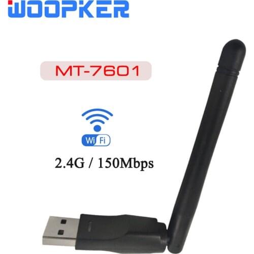 Wifi Receiver Adapter MT7601 for DVB T/T2/S2 TV Box PC 150Mbps 2.4G 2dBi USB Receiver Wireless 802.11n/g/b LAN Antenna