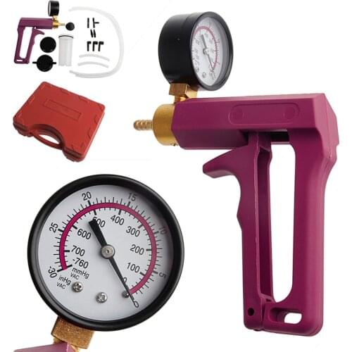 1 Set Compression Vacuum Testers Cars Motorcycles Hand Held Vacuum Tester Pump Brake Bleeder Gauge Diagnostic Service Set Tools