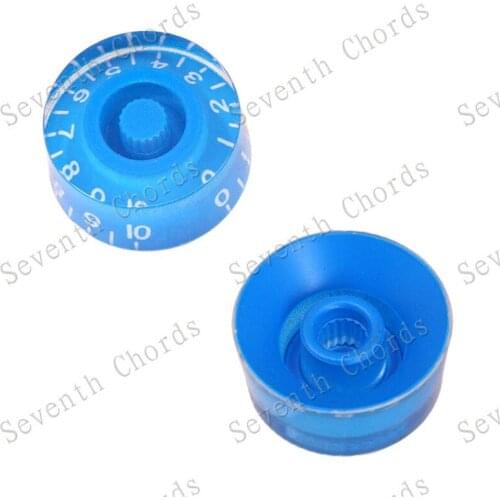 1pcs Blue Guitar accessories Parts Electric guitar knob cap potentiometer cap musical instruments