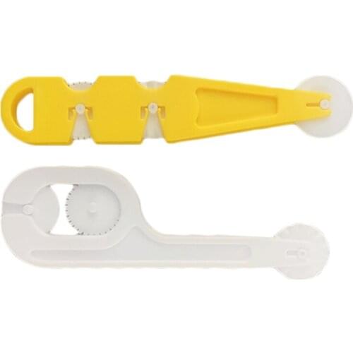 2pcs/set 3 Wheels Fondant Embosser Cutter Icing Stitching Knife Sugarcraft Paste