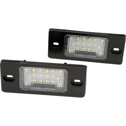2Pcs/Set License Plate Light For Porsche Cayenne/Cayenne S 02~09 LED Light For Car License Number Plate Light Lamp