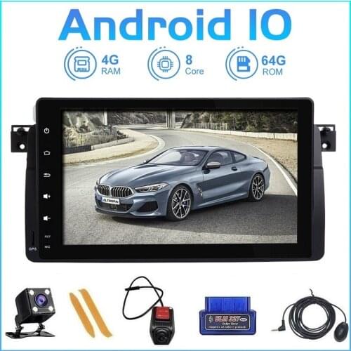 ZLTOOPAI Car Multimedia Player 2 Din Auto Radio Android 10 For BMW E46 M3 Rover 3 Series CANBUS GPS Navigation 8 Core USB DVR