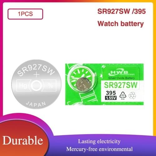 Maxell 100% Original 395 SR927SW 399 SR927W LR927 AG7 1.55V Watch Battery SR927SW 395 Button Coin Cell MADE IN JAPAN