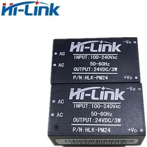 Free shipping 10 pcs/lot AC-DC 220V to 24V power supply mini module isolated power supply module HLK-PM24
