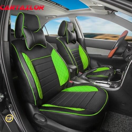 CARTAILOR Seat Covers for Nissan Maxima Cima Infiniti q45 Car Seat Cover Set PU leather Cover Seat Auto Accessories for Car Seat