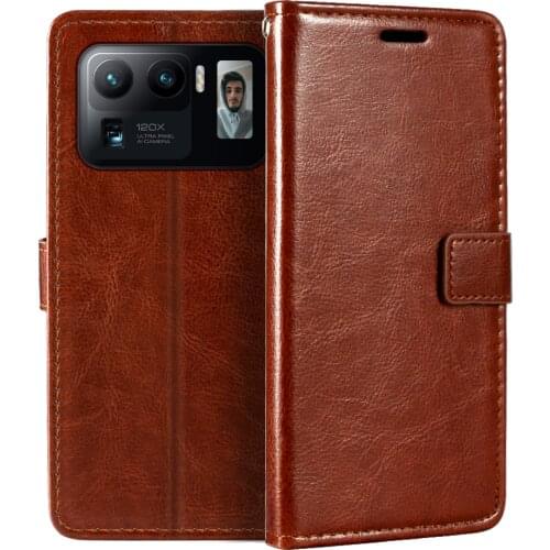 Case For Xiaomi Mi 11 Ultra Wallet Premium PU Leather Magnetic Case Cover With Card Holder And Kickstand For Xiaomi Mi 11 Ultra