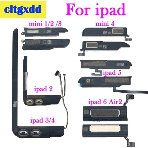 Cltgxdd Loudspeaker For Apple iPad 2 3 4 5 6 Air 2 For iPad mini 1 2 3 4 Loud Speaker Ringer Buzzer Flex Cable Replacement Part