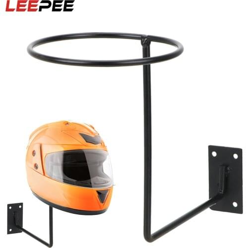 Motorcycle Helmet Holder Hat Cap Hanger Support Helmet Display Stand Aluminum Wall Mounted Hook Rack Motorcycle Accessories