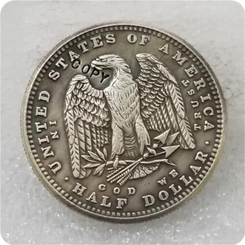 COPY REPLICA 1879 50C Morgan Half Dollar, Judd-1600, Pollock-1795 COPY FREE SHIPPING