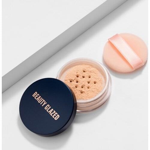 2 Colors Face Loose Powder Mineral Oil-control Matte Setting Finish Waterproof Makeup Professional Cosmetics QBMY