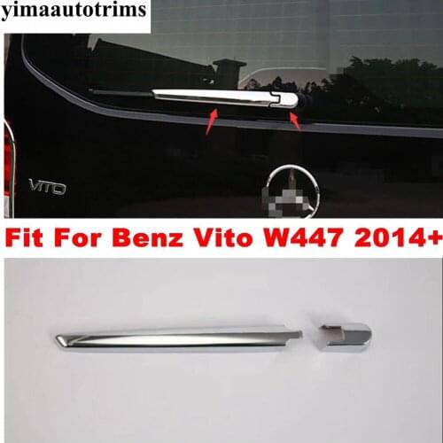 Rear Windshield Window Windscreen Rain Wiper Cover Trim Fit For Mercedes-Benz Vito W447 2014 - 2018