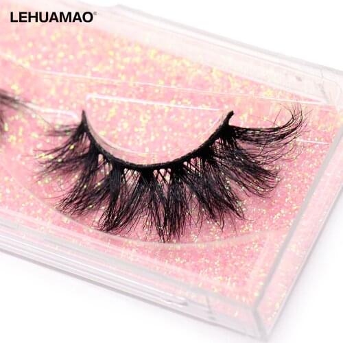 LEHUAMAO Makeup 3D Mink Lashes 5D False Eyelash Reuse Fluffy Soft Thick Lash Dramatic Natural Volume Luxury Eyelashes Makeup