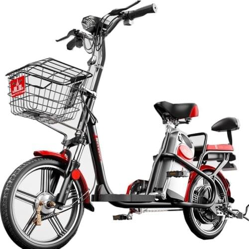 Lithium-ion Battery Electric Bicycle Mini Electric Bike power assist men and Women Portable Mini Scooter Battery car