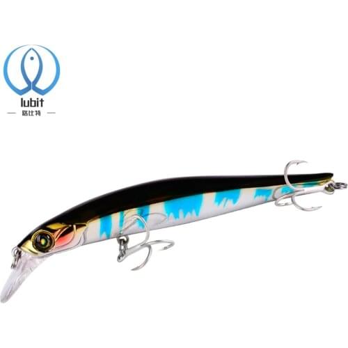 Lubit fishing lures 2020 artist Minnow Fishing Lure jerkbaits Hard Bait Artificial Wobblers Plastic seaBass Trout fishing Tackle