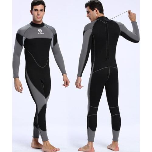 3mm neoprene mens diving suit wetsuit keeps warm swim wears size S-XXL