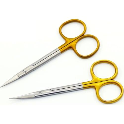 Ordinary cheap medical surgical eye scissors beauty scissors cut tissue scissors