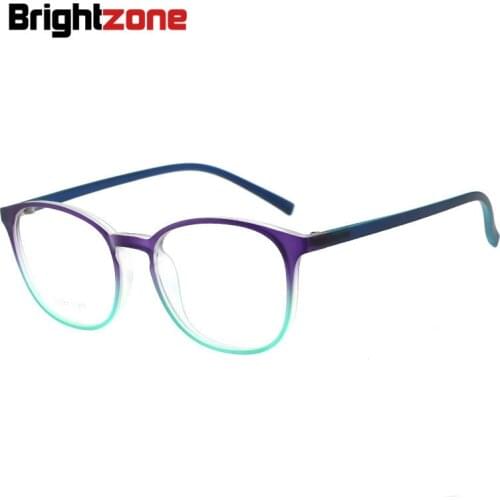 Brightzone TR90 Prescription Glasses Men Fashion With Diopter Blue Light Blocking NearSighted Computer Myopia Optical EyeGlasses
