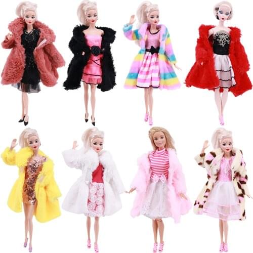Clothes For Babies Dolls Sweaters +Dresses Two-Piece Suit Casual wear Accessories For Girls Toy Gifts