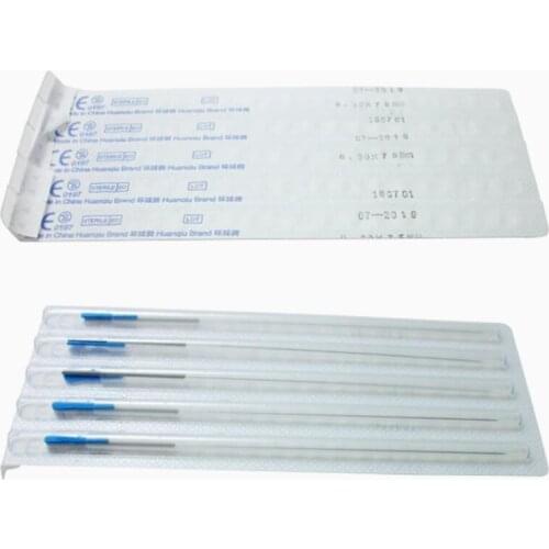 1000 pcs huanqiu disposable sterile acupuncture needle with tube massage needle 10 boxes 0.25/0.3/0.35mm