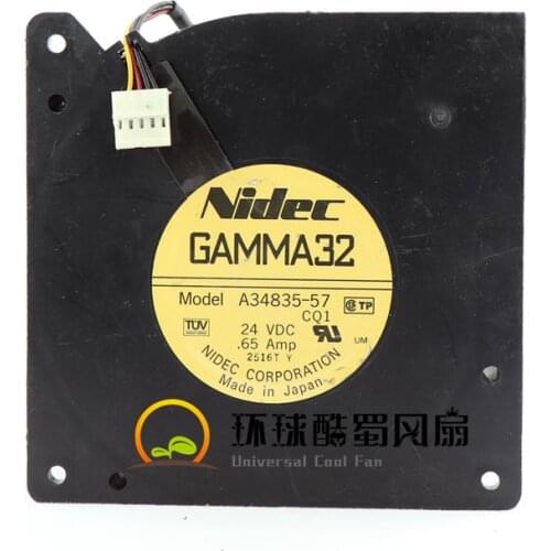 Original 12CM 12032 turbo blower 24V 0.65A double ball A34835-57 server cooling fan