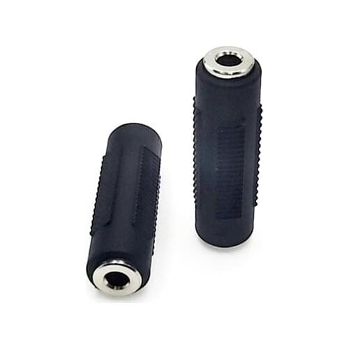 Female to Female 3.5 mm Jack Stereo Connector Coupler Adapter Audio conversion port Cable Extension for MP3 DVD Headphone Car