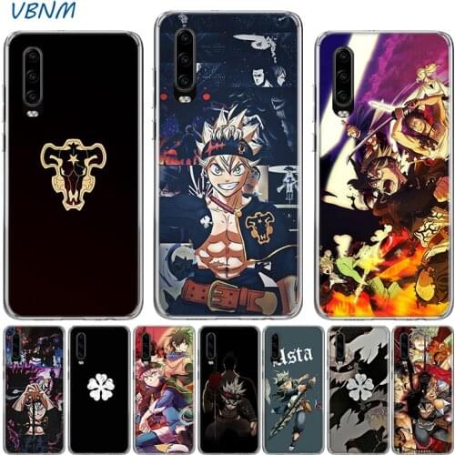 Anime Astas Black Clover TPU Silicone Case For Huawei P40 P30 P20 Mate 30 20 10 P10 Pro+ lite P Smart Z Plus + 2019 2018 Cover
