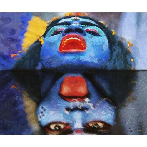 Hand Painted Canvas Oil Painting by Celito Medeiros Abstract Wall Art Pictures for Home Office Hotel Decoration