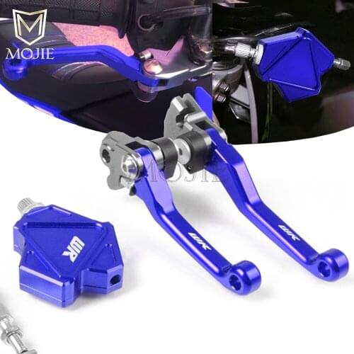 For YAMAHA WR200 WR250F WR250R/X WR250Z WR450F WR 200 250 450 F R/X Z CNC Pivot Brake Stunt Clutch Lever Easy Pull Cable System