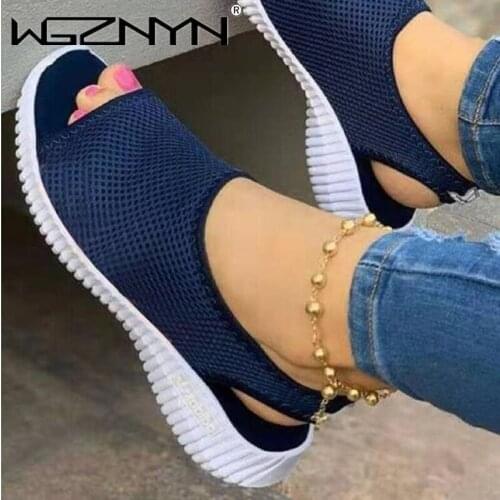 Women Sandals Solid Slip on Casual Shallow Ladies Shoes Fashion Comfortable Footwear Summer Sandals for Women 2021 Women Shoes