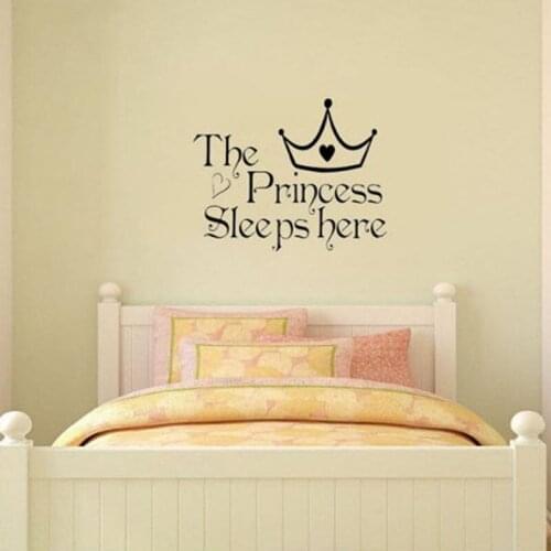 Baby Girl Princess Removable Wall Sticker Nursery Kids Room Bedroom Decor Decal Art Mural wallpaper